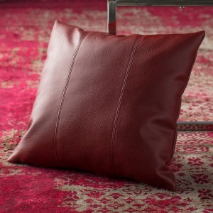 Trent Austin Design Amald Faux leather Throw Pillow TRNT4273